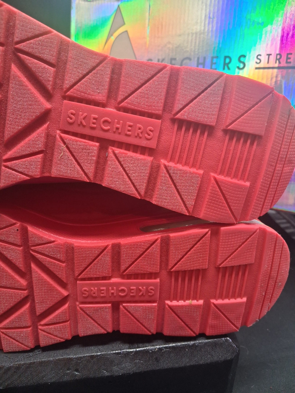 Skechers Women’s Red Athletic Platform Sneakers. Size 8.5 - Picture 7 of 16